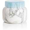image:imageCapri Blue  Modern Marble Jar Candles  Luxury Candle for Home Scented  Soy Candle Blend  Long Lasting Candles  Volcano Scented 19 ozBlue Jean