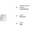 image:imageCapri Blue  Modern Marble Jar Candles  Luxury Candle for Home Scented  Soy Candle Blend  Long Lasting Candles  Volcano Scented 19 ozBlue Jean