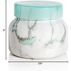 image:imageCapri Blue  Modern Marble Jar Candles  Luxury Candle for Home Scented  Soy Candle Blend  Long Lasting Candles  Volcano Scented 19 ozCoconut Santal