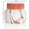 image:imageCapri Blue  Modern Marble Jar Candles  Luxury Candle for Home Scented  Soy Candle Blend  Long Lasting Candles  Volcano Scented 19 ozHavana Vanilla