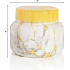 image:imageCapri Blue  Modern Marble Jar Candles  Luxury Candle for Home Scented  Soy Candle Blend  Long Lasting Candles  Volcano Scented 19 ozPineapple Flower