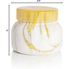 image:imageCapri Blue  Modern Marble Jar Candles  Luxury Candle for Home Scented  Soy Candle Blend  Long Lasting Candles  Volcano Scented 19 ozPineapple Flower
