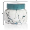 image:imageCapri Blue  Modern Marble Jar Candles  Luxury Candle for Home Scented  Soy Candle Blend  Long Lasting Candles  Volcano Scented 19 ozVolcano