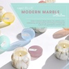 image:imageCapri Blue  Modern Marble Jar Candles  Luxury Candle for Home Scented  Soy Candle Blend  Long Lasting Candles  Volcano Scented 19 ozVolcano