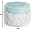 image:imageCapri Blue Modern Marble Printed Travel Tin Jar Candles  Luxury Decorative Candles for Home Scented  Long Lasting Soy Wax Blend  Aloha Orchid 85 ozCoconut Santal