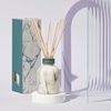 image:imageCapri Blue Modern Marble Reed Diffuser Set  Includes Reed Diffuser Sticks Scented Oil amp Glass Bottle  Luxury Scents for Bedroom Decor amp Bathroom Air Freshener  Volcano 57 fl ozVolcano
