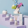 image:imageCapri Blue Modern Marble Reed Diffuser Set  Includes Reed Diffuser Sticks Scented Oil amp Glass Bottle  Luxury Scents for Bedroom Decor amp Bathroom Air Freshener  Volcano 57 fl ozBlue Jean