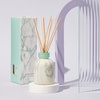 image:imageCapri Blue Modern Marble Reed Diffuser Set  Includes Reed Diffuser Sticks Scented Oil amp Glass Bottle  Luxury Scents for Bedroom Decor amp Bathroom Air Freshener  Volcano 57 fl ozCoconut Santal