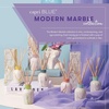 image:imageCapri Blue Modern Marble Reed Diffuser Set  Includes Reed Diffuser Sticks Scented Oil amp Glass Bottle  Luxury Scents for Bedroom Decor amp Bathroom Air Freshener  Volcano 57 fl ozBlue Jean