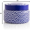 image:imageCapri Blue Printed Travel Tin Jar Candle  Luxury Tropical Scented Candles for Home  Long Lasting Soy Wax Blend  Decorative Jar for Home Decor Gift Aloha Orchid 85 oz85 oz