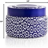 image:imageCapri Blue Printed Travel Tin Jar Candle  Luxury Tropical Scented Candles for Home  Long Lasting Soy Wax Blend  Decorative Jar for Home Decor Gift Aloha Orchid 85 oz85 oz