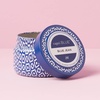 image:imageCapri Blue Printed Travel Tin Jar Candle  Luxury Tropical Scented Candles for Home  Long Lasting Soy Wax Blend  Decorative Jar for Home Decor Gift Aloha Orchid 85 oz85 oz