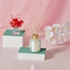 image:imageCapri Blue Reed Diffuser  Reed Diffuser Set Includes Scented Oil Sticks and Mercury Iridescent Glass Bottle  Home Decor Room Fresheners  Volcano 57 fl ozVolcano