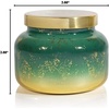 image:imageCapri Blue Scented Candles  Glimmer Collection  Ombre Glass Candle Holder  Luxury Apple Candles for Women amp Men  Signature Jar in Cranberry Red and Gold Apple Cider Social 19 ozCrystal Pine