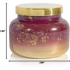 image:imageCapri Blue Scented Candles  Glimmer Collection  Ombre Glass Candle Holder  Luxury Apple Candles for Women amp Men  Signature Jar in Cranberry Red and Gold Apple Cider Social 19 ozTinsel  Spice