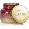 image:imageCapri Blue Scented Candles  Glimmer Collection  Ombre Glass Candle Holder  Luxury Apple Candles for Women amp Men  Signature Jar in Cranberry Red and Gold Apple Cider Social 19 ozTinsel  Spice