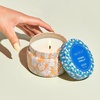 image:imageCapri Blue Scented Candles for Women amp Men  Pattern Play Travel Tin Small Candles  Soy Wax Blend  Luxury Home Decor with Notes of Tropical Fruits and sugared Citrus Volcano 85 ozHavana Vanilla