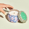 image:imageCapri Blue Scented Candles for Women amp Men  Pattern Play Travel Tin Small Candles  Soy Wax Blend  Luxury Home Decor with Notes of Tropical Fruits and sugared Citrus Volcano 85 ozVolcano