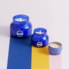 image:imageCapri Blue Signature Jar Candles  Long Lasting Soy Wax Blend  Luxury Tropical Scented Candles  Comes in Blue Decorative Glass Jar Aloha Orchid 19 ozPineapple Flower