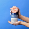 image:imageCapri Blue Volcano Printed Travel Tin Jar Candle  Luxury Candle with a Long Lasting Soy Wax Blend  Scented with Tropical amp Fruity Fragrance Blue Color 85 ozCobalt Blue