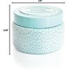 image:imageCapri Blue Volcano Printed Travel Tin Jar Candle  Luxury Candle with a Long Lasting Soy Wax Blend  Scented with Tropical amp Fruity Fragrance Blue Color 85 ozAqua