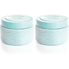 image:imageCapri Blue Volcano Printed Travel Tin Jar Candle  Luxury Candle with a Long Lasting Soy Wax Blend  Scented with Tropical amp Fruity Fragrance Blue Color 85 ozAqua