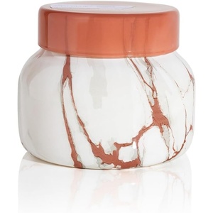 image:imageCapri Blue  Modern Marble Jar Candles  Luxury Candle for Home Scented  Soy Candle Blend  Long Lasting Candles  Volcano Scented 19 ozHavana Vanilla
