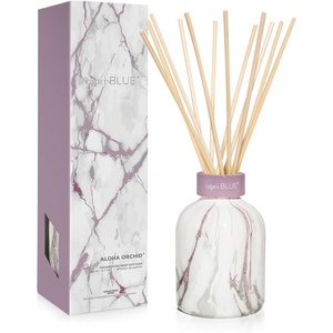 image:imageCapri Blue Modern Marble Reed Diffuser Set  Includes Reed Diffuser Sticks Scented Oil amp Glass Bottle  Luxury Scents for Bedroom Decor amp Bathroom Air Freshener  Volcano 57 fl ozAloha Orchid