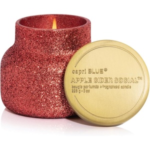 image:imageCapri Blue Petite Glam Jar Candle  Long Lasting Soy Wax Blend  Glitter Candles for Home Scented with Luxury Holiday Scents  Notes of Crisp Apple Cinnamon amp Pear Apple Cider Social 8 ozApple Cider Social