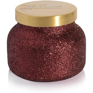 image:imageCapri Blue Petite Glam Jar Candle  Long Lasting Soy Wax Blend  Glitter Candles for Home Scented with Luxury Holiday Scents  Notes of Crisp Apple Cinnamon amp Pear Apple Cider Social 8 ozTinsel  Spice