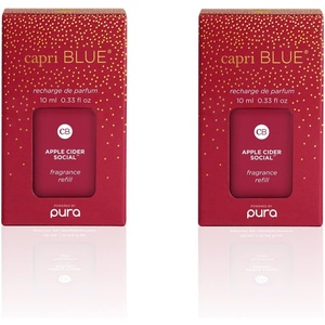 image:imageCapri Blue Pura Smart Home Plugin Diffuser Refills  Includes 2 Capri Blue Pura Refills for Plug In Diffusers for Home  Long Lasting Luxury Scents  Holiday Volcano Pack of 2Apple Cider Social