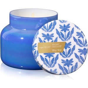 image:imageCapri Blue Scented Candles  Spring Capsule Collection Riviera Sunset  Long Lasting Soy Wax Blend  Luxury Candles for Home Scented with Tropical Fruit amp Sugared Citrus  Glass Jar Volcano 19 oz