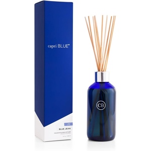 image:imageCapri Blue Volcano Reed Diffuser Set Includes Reeds Fragrance Oil and Glass Bottle for Home Dcor Room Fresheners White 8 Fl Ozcitrus  white musk and patchouli
