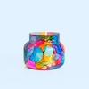 image:imageCapri Blue Volcano Rainbow Watercolor Signature Glass Jar Candle Aromatherapy Diffuser  Tropical Fruits amp Sugared Citrus Scent 19 OzVolcano