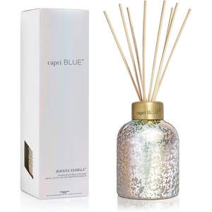 image:imageCapri Blue Aloha Orchid Reed Diffuser Set  Includes Scented Diffuser Oil Diffuser Sticks and Mercury Iridescent Glass Bottle  Scent Diffusers for Home 57 fl ozHavana Vanilla