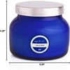 image:imageCapri Blue Volcano Scented Candles  Luxury Three Wick Candles for Home Scented with Tropical Fruit amp Sugared Citrus  Soy Wax Blend  Large White Color 28 ozBlue