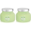 image:imageCapri Blue Volcano Scented Candles  Luxury Three Wick Candles for Home Scented with Tropical Fruit amp Sugared Citrus  Soy Wax Blend  Large White Color 28 ozIced Matcha Green