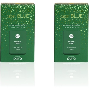 image:imageCapri Blue Pura Smart Home Plugin Diffuser Refills  Includes 2 Capri Blue Pura Refills for Plug in Diffusers for Home  Long Lasting Luxury Scents  Wild Citron Pack of 2Crystal Pine