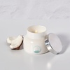 image:imageCapri Blue Coconut Santal Scented Candle  Glass Jar  White 8 oz